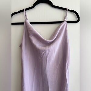 Urban Outfitters lilac silk slip dress